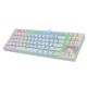 Redragon Kumara K552 RGB WHITE- BLUE SWITCH